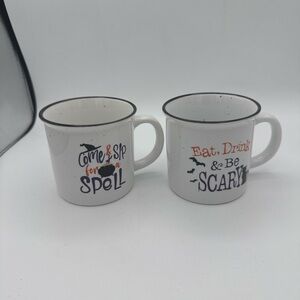 SCM Home Halloween Coffee mugs Come Sip For A Spell & Eat Drink & Be Scary